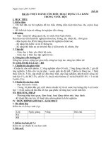 Bài soạn sinh học 8 tuần 15