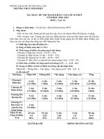 Đề  Thi Thử vào 10 môn Lý năm 2020 Trường THCS Ninh Hiệp