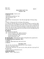 Ngày giảng: Tiết 70 HOẠT ĐỘNG NGỮ VĂN: Làm thơ 7 chữ