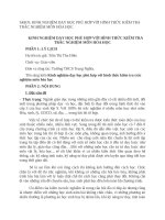 sáng kiến kinh nghiệm dạy học phù hợp với hình thức kiểm tra trắc nghiệm môn hóa học 