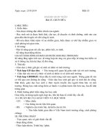 Bài soạn sinh học 7 tuần 7