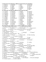 Tài liệu tự học môn Tiếng Anh khối 8 tuần 37