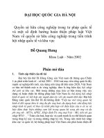Quyền sử hữu công nghiệp trong tư pháp quốc tế và một số định hướng hoàn thiện pháp luật Việt Nam về quyền sử hữu công nghiệp trong tiến trình hội nhập quốc tế và khu vực