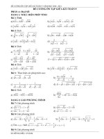Đề cương ôn tập giữa kì I môn Toán 9 (2020-2021)