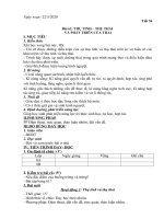 Bài soạn sinh học 8 tuần 29