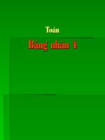 Tuần 20: Bảng nhân 4