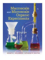 Preview Macroscale and Microscale Organic Experiments by Kenneth L. Williamson Katherine M. Masters (2017)