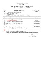 kế hoạch công tác tuần 19-2020-2021 tổ Vật Lý