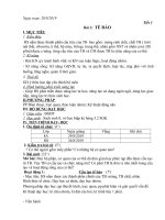 Bài soạn sinh học 8 tuần 2