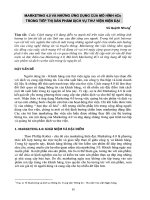 Marketing 4.0 và những ứng dụng mô hình 4Cs trong tiếp thị sản phẩm dịch vụ thư viện hiện đại