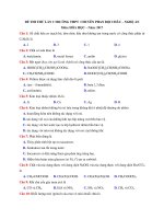 Chuyên PBC, nghệ an lần 2 năm 2017 