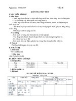 Bài soạn sinh học 8 tuần 10