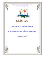 GA: Gấu con bị sâu răng | Mầm non Hoa Sữa - Gia Lâm