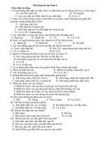 NỘI DUNG ÔN TẬP SINH 6 - TUẦN 6  ( HS nghỉ phòng, chống dịch nCoV)