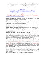 Hoạt động y tế tháng 9 và 9 tháng năm 2018, nhiệm vụ trọng tâm 3 tháng cuối năm 2018