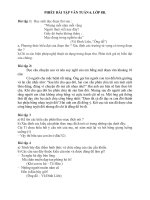 PHIẾU BÀI TẬP VĂN 8B TUẦN 6 - NGHỈ DỊCH COVID 19