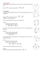 ​Ôn tập Hình học 9 tuần 20, 21, 22, 23, 24, 25