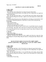 Bài soạn sinh học 9 tuần 28