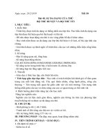 bài soạn sinh 7 tuần 25