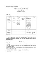 Bài Tập làm văn số 2- Lớp 8