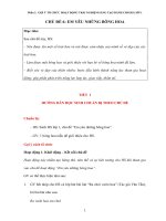 Hoạt động trải nghiệm sáng tạo chủ đề 6 em yêu những bông hoa 