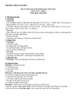 Đề cương ôn tập giữa kì I môn Văn 8 (2020-2021)