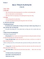 Tin học 9 - Bài 12 - Thông tin đa phương tiện - Tuần 29