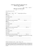 Mẫu biên bản làm việc ba bên