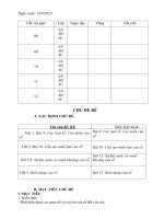 Bài soạn sinh học 6 tuần 5