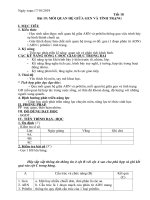 Bài soạn sinh học 9 tuần 10