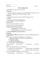 Gáo án Công Nghệ 8 tiết 26