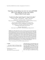 H5N1 vào vector pHW2000 phục vụ tạo chủng gốc vaccine cúm bằng kỹ thuật di truyền ngược