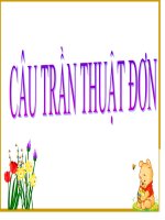 GIÁO ÁN ĐIỆN TỬ - NGỮ VĂN 6- CÂU TRẦN THUẬT ĐƠN