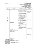 giáo án chủ nhiệm nhánh một số loại cây