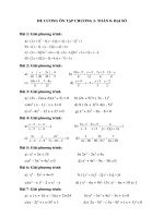 phiếu ôn tập chuong 3 đại số 8 A3