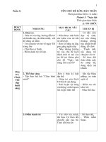 TUẦN 4: CHỦ ĐỀ NHÁNH 1: NGÀY HỘI TRĂNG RẰM CỦA BÉ- CHỦ ĐỀ: BẢN THÂN