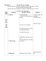 Giáo án tuần 10 chủ đề nhánh 3 họ hàng gia đình