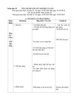 giáo án tuần 35. Chủ đề: Mùa hè đến rồi