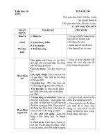 Giáo án phụ tuần 10: Đồ dùng gia đình