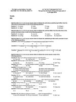 Tải Đề thi thử THPT Quốc gia năm 2017 môn Tiếng Anh trường Đại học Ngoại Thương, Hà Nội CÓ ĐÁP ÁN (Lần 3) -  Đề thi THPT quốc gia môn Tiếng Anh năm 2017