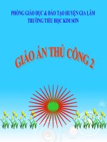 Gấp cắt dán hình tròn