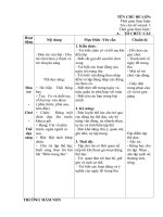 giáo án chính tuần 1 . chủ đề 