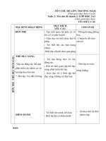 CĐ 2 LỚP HỌC 3A3 CỦA BÉ