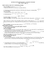 Đề thi ĐH môn Toán năm 2010