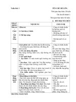 Chủ đề nhánh 1: Ngày hội đến trường