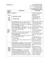 giáo án phụ tuấn 16. chủ đè thê giới động vật. nhánh 