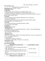 Giáo án toán đo dung tích các vật bằng 1 đơn vị đo