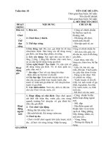 Giáo án phụ tuần 10: Nhu cầu gia đình