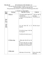 Giáo án tuần 18 - chủ đề; Động vật. Nhánh; 3.Động vật sống dưới nước