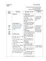 giao an chinh tuan 1. chủ đề 